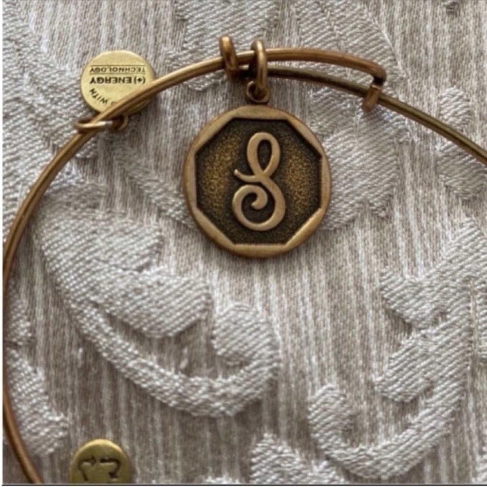 Women’s Alex and Ani Gold “S” Charm Bracelet - Picture 4 of 7